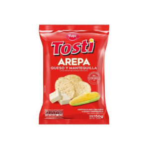Tosti Arepa - Queso y mantequilla