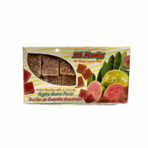 Trocitos azucarados de guayaba